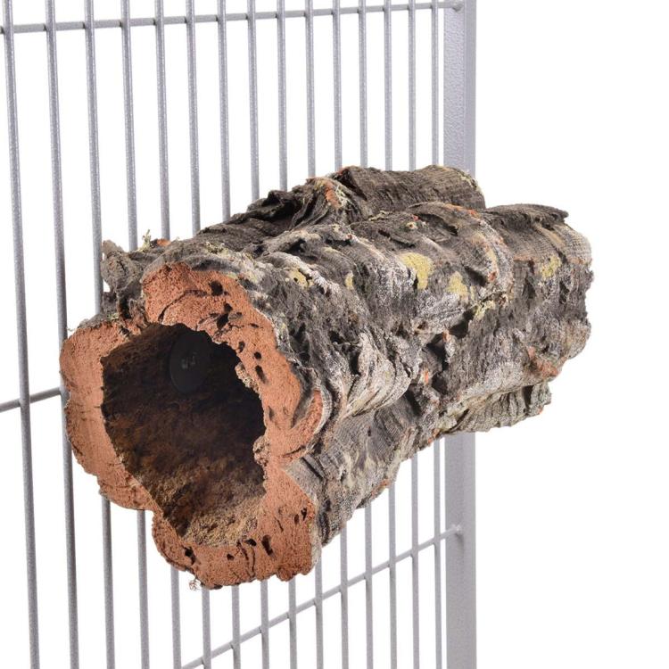 Naturalna żerdź, lub jaskinia z kory drewna rozmiar L - dla dużych i średnich papug od PARROTPLANET.PL