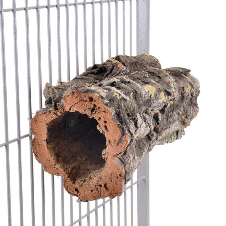 Naturalna żerdź, lub jaskinia z kory drewna rozmiar L - dla dużych i średnich papug od PARROTPLANET.PL