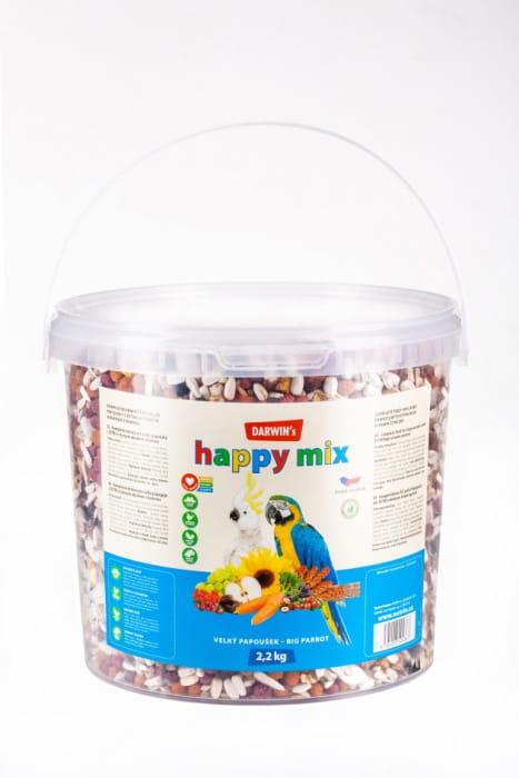 Nutrin Darwin's Big Parrot Happy MIX - wzbogacony pokarm dla dużych papug 2,2 kg od ParrotPlanet.pl