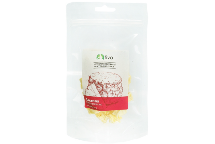 Chrupiący AnaNas - owoc liofilizowany cały 25g od ParrotPlanet.pl