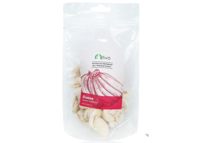 Chrupiący banan liofilizowany dla papug – naturalny przysmak owocowy | 30 g od ParrotPlanet.pl