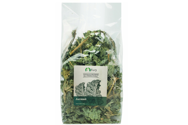 TIVO Jarmuż suszony dla papug – naturalny superfood | 70 g od ParrotPlanet.pl