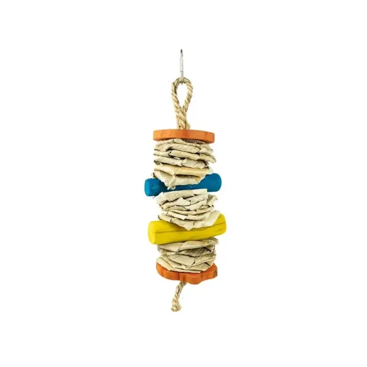Kolorowy Cylinder - zabawka dla średnich i dużych papug od ParrotPlanet.pl
