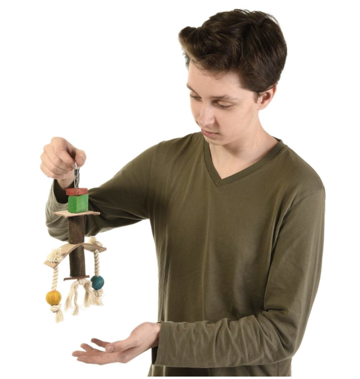 Klucz do dobrej zabawy - Zabawka dla wszystkich PaPug 27 cm od ParrotPlanet.pl