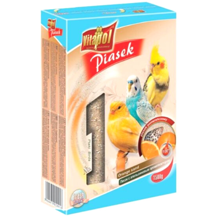 Vitapol Piasek dla ptaków - pomarańczowy 1,5kg od ParrotPlanet.pl