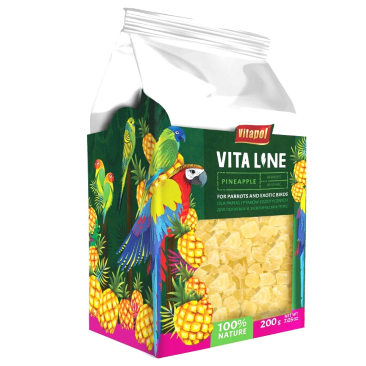 Vitapol VITALINE - Ananas dla wszystkich papug 200g od ParrotPlanet.pl