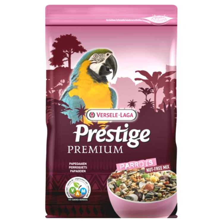 Versele Laga Parrots Premium 15 kg bez orzechów - pokarm dla dużych papug: ar, amazonek kakadu i innych