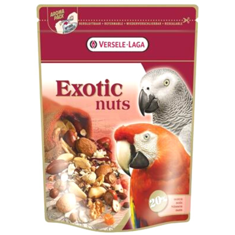 Versele Laga Exotic Nuts 750g - mieszanka orzechowa dla dużych papug od Parrotplanet.pl