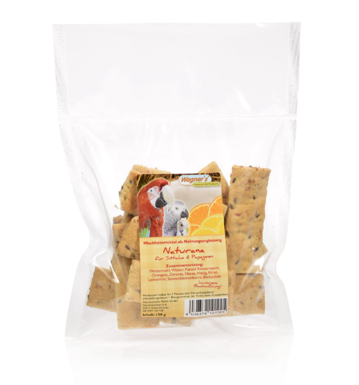 Wagner's DOMOWE Herbatniki dla papug Natural Tropical 150g od ParrotPlanet.pl