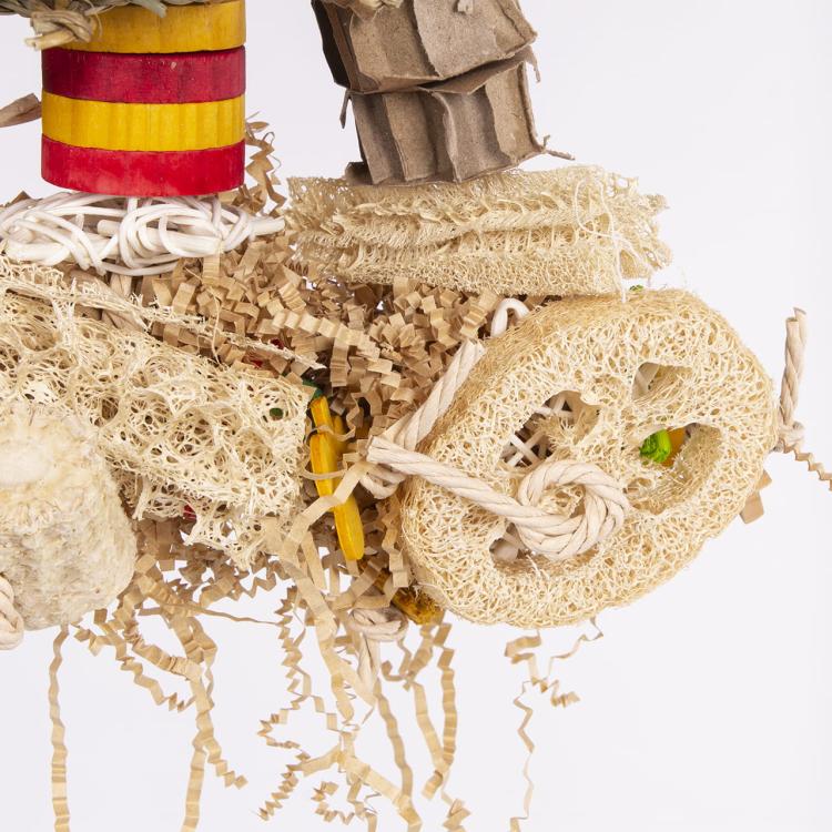 Happy Mess - zabawka dla średnich i dużych papug  od ParrotPlanet.pl