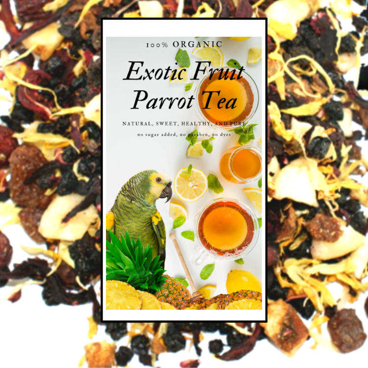 Exotic Fruit Parrot Tea - Organiczny napar, herbatka dla papug 100g od ParrotPlanet.pl