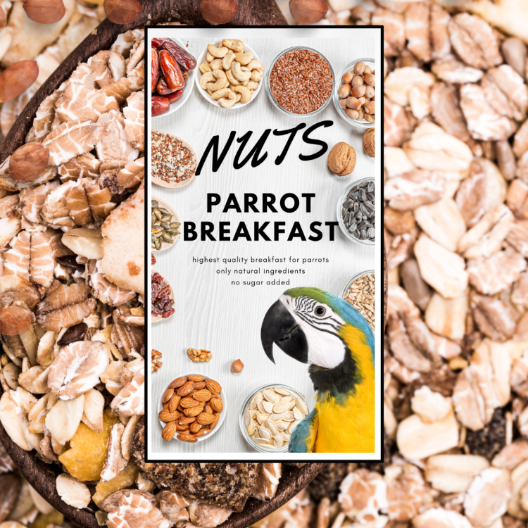 HOT NUTS Parrot Breakfast - Papuzie danie śniadaniowe, lub obiadowe na ciepło dla wszystkich papug 100g od ParrotPlanet.pl