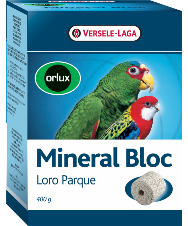 Versele Laga Orlux Mineral Bloc Loro Parque 400g - kostka mineralna dla dużych i średnich papug  od ParrotPlanet.pl