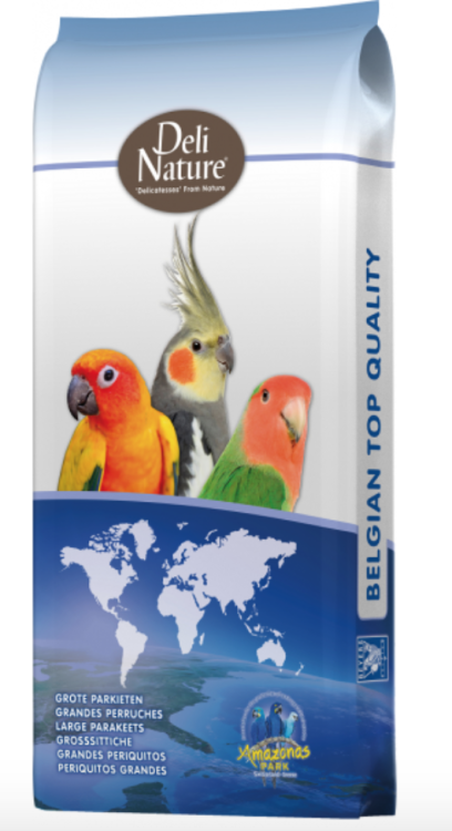 Deli Nature 59 - Mieszanka standardowa dla średnich PaPug 30% słonecznika 15kg od ParrotPlanet.pl