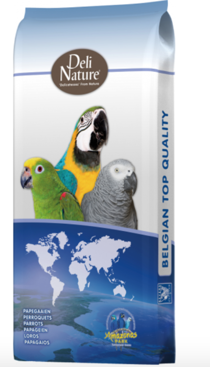 Deli Nature 60 - Mieszaka z dużą ilością orzechów dla dużych PaPug 15kg od ParrotPlanet.pl