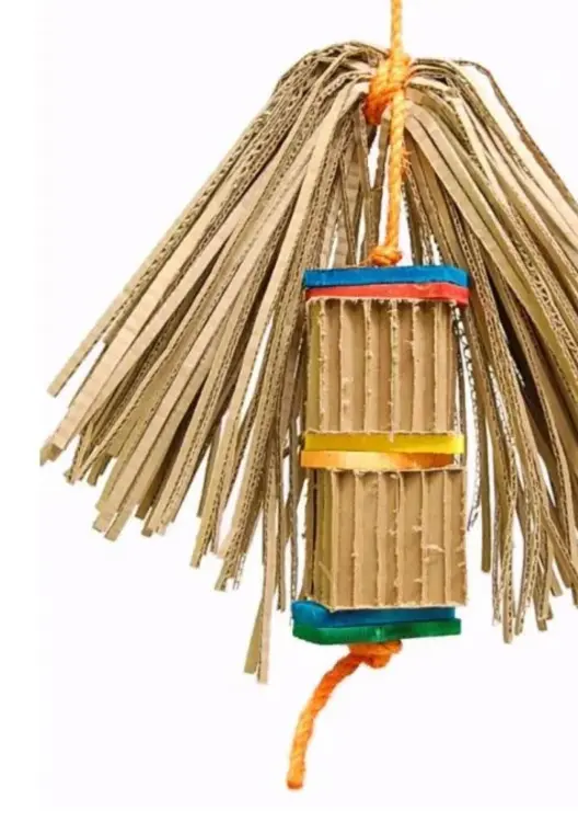 Dancing Tower – grand jouet à détruire pour perroquets moyens et grands, 48 × 25 cm ParrotPlanet.fr