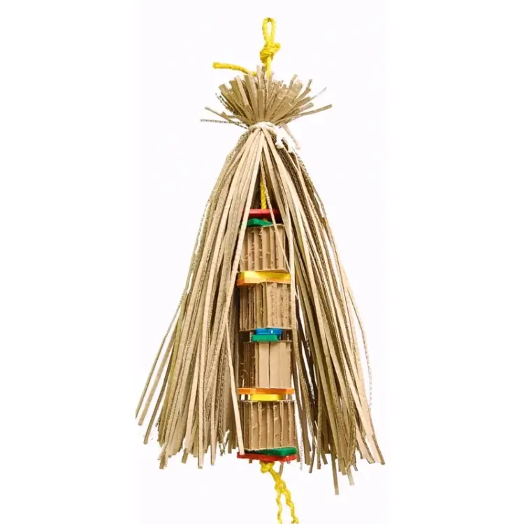 Dancing Tower XL – grand jouet interactif à grimper et à détruire pour grands perroquets, 85 × 30 cm ParrotPlanet.fr