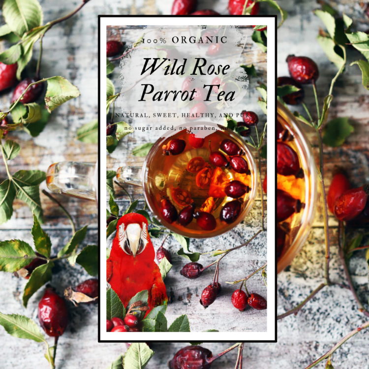 Wild Rose Parrot Tea - Organiczny napar, herbatka dla papug 100g od ParrotPlanet.pl
