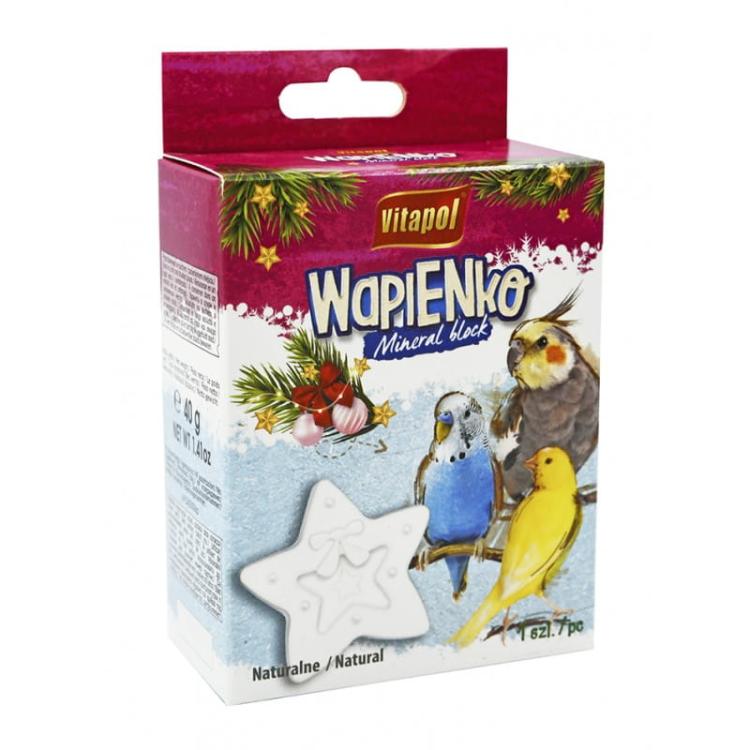 Vitapol Wapienko -  Gwiazdka wapienna naturalna dla papug 40g od ParrotPlanet.pl