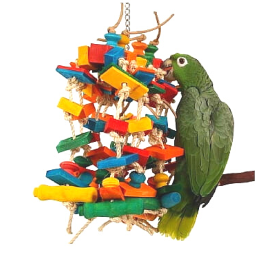 Sizalowe Pianino XXL - Zabawka dla dużych PaPug XXL od ParrotPlanet.pl