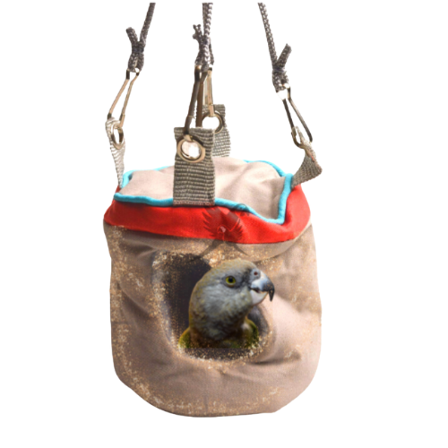Mocowany domek jaskinia - dla najmniejszych papug  od ParrotPlanet.pl