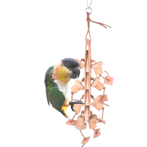 Naturalny Szał Zabawy - zabawka dla średnich i dużych papug od ParrotPlanet.pl