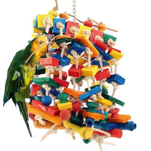 Sizalowe Pianino XXL - Zabawka dla dużych PaPug XXL od ParrotPlanet.pl