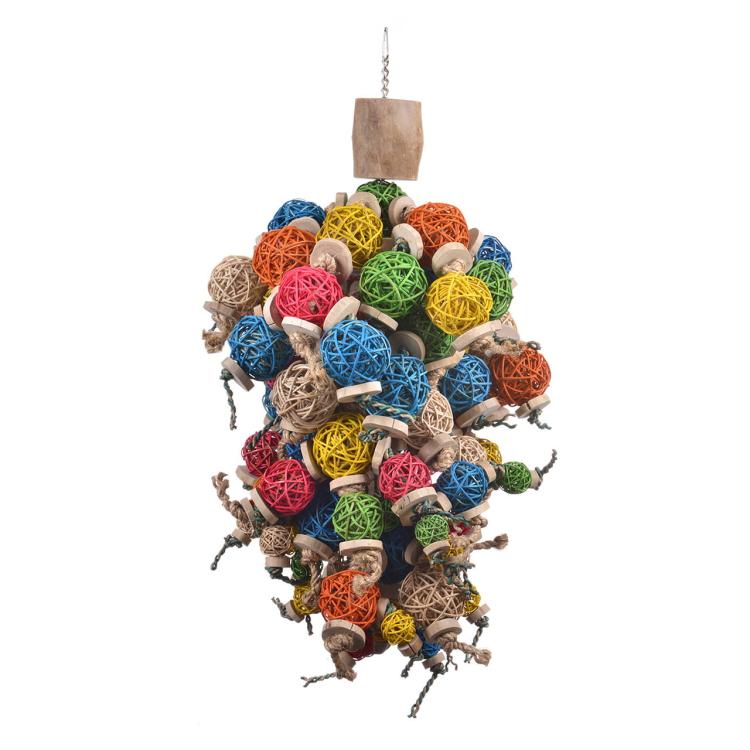 Zabawka Java z piłkami XXL - 5kg zabawy dla największych papug!  od ParrotPlanet.pl