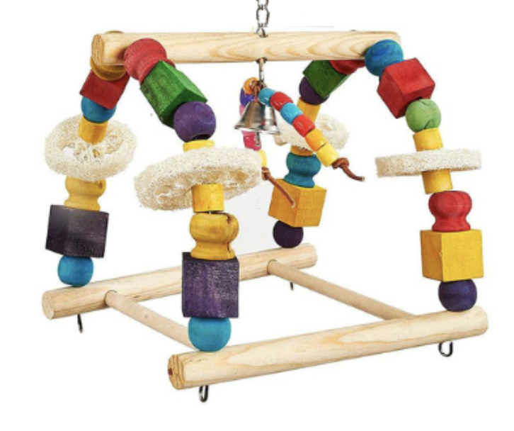 Naturalny most ABACUS dla średnich i mniejszych papug rozm.L od ParrotPlanet.pl