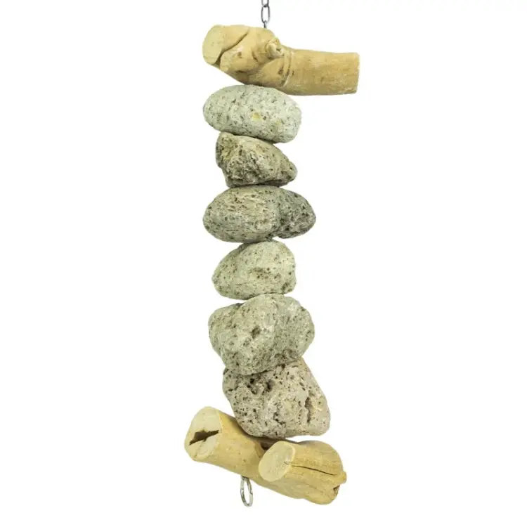 Java Lava Kebab Stone - naturalny kebab z kamieniami Lava i drzewem Java S od ParrotPlanet.pl