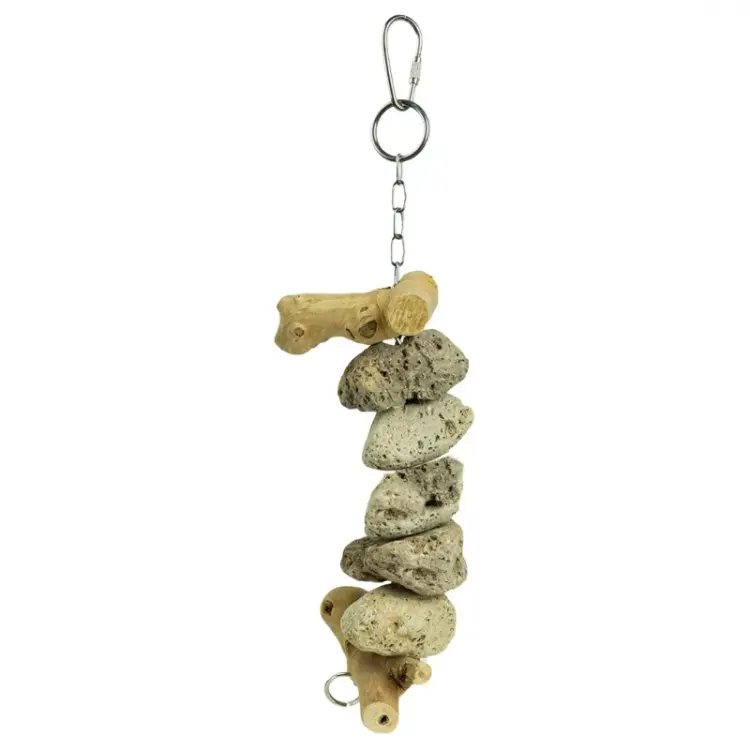 Java Lava Kebab Stone - naturalny kebab z kamieniami Lava i drzewem Java S od ParrotPlanet.pl