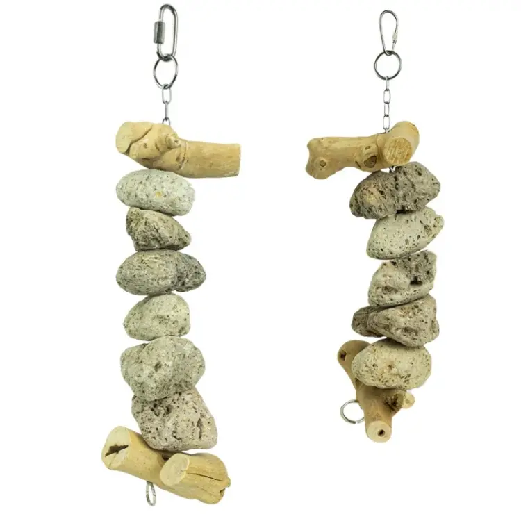 Java Lava Kebab Stone - naturalny kebab z kamieniami Lava i drzewem Java S od ParrotPlanet.pl