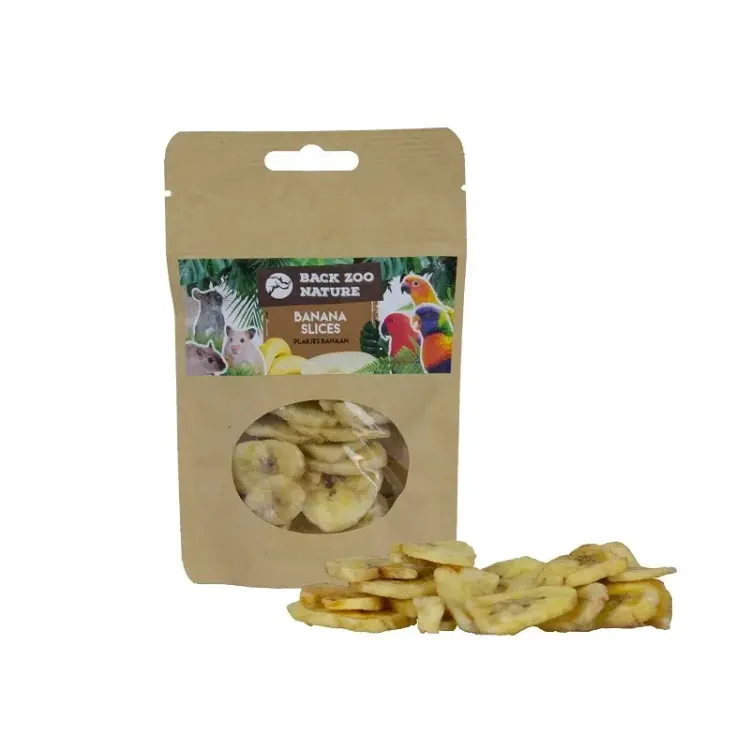 Back Zoo Nature - Suszone Kawałki Banana dla papug 150g od ParrotPlanet.pl