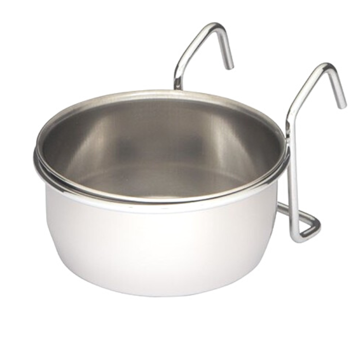 Miseczka metalowa dla papug - wieszana - 140ml od ParrotPlanet.pl