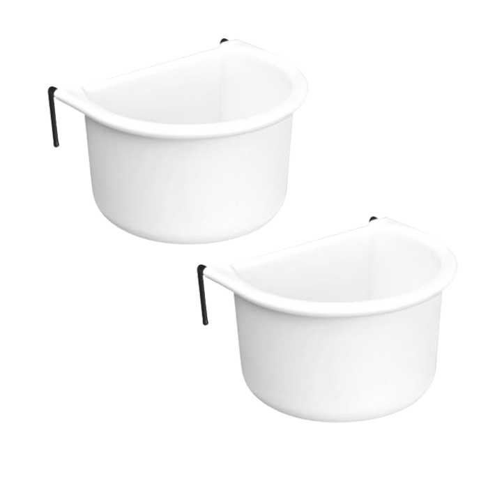 Komplet 2 miseczek plastikowych dla papug 80 ml i 85ml od ParrotPlanet.pl