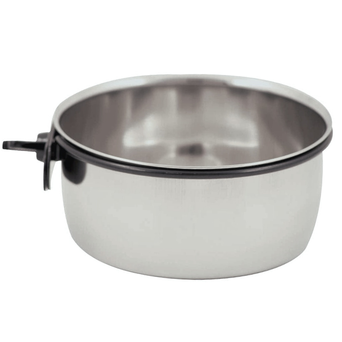 Miseczka metalowa dla papug ze stali przykręcana - 900ml od ParrotPlanet.pl