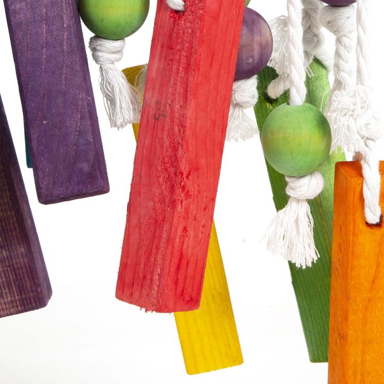 Olbrzymi Olbrzym 110 cm - zabawka dla dużych papug od ParrotPlanet.pl