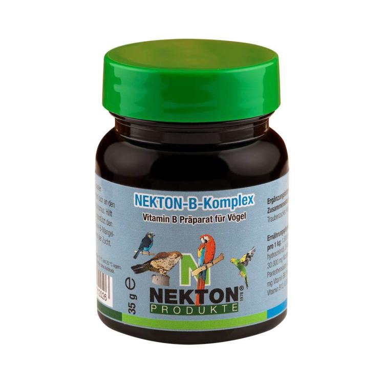 Nekton B-Komplex - witaminy B dla wszystkich gatunków ptaków 35g- ParrotPlanet.pl wyłączny dystrybutor Nekton w Polsce
