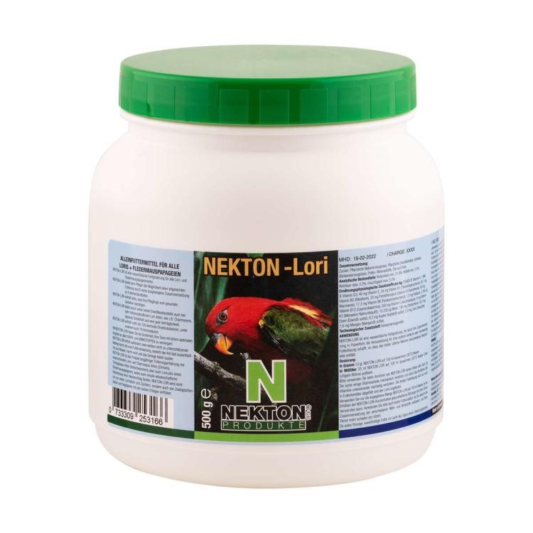 NEKTON-LORI Kompletny NEKTAR dla Lor i Lorys 500g- ParrotPlanet.pl wyłączny dystrybutor Nekton w Polsce