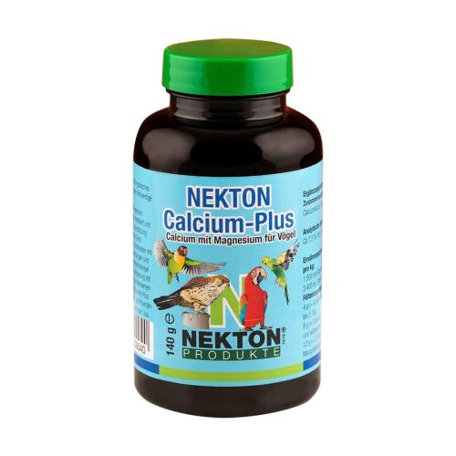 NEKTON-Calcium-Plus - Preparat Wapniowo-Magnezowy dla PaPug 140g - ParrotPlanet.pl wyłączny dystrybutor Nekton w Polsce