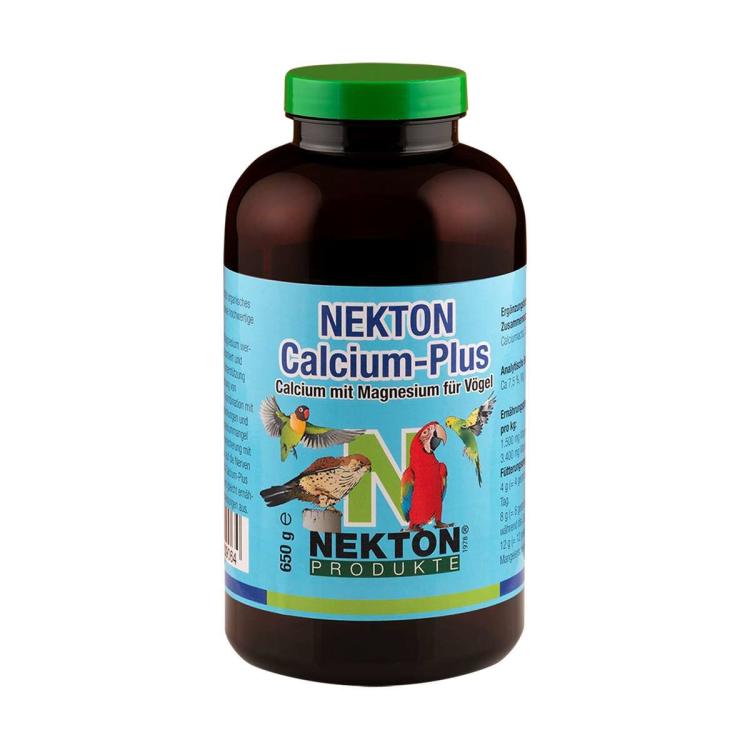 NEKTON-Calcium-Plus - Preparat Wapniowo-Magnezowy dla PaPug 650g - ParrotPlanet.pl wyłączny dystrybutor Nekton w Polsce