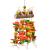 Jumbo Bamboo XL – grande balançoire et jouet en bambou pour grands perroquets, env. 45 × 20 × 80 cm ParrotPlanet.fr