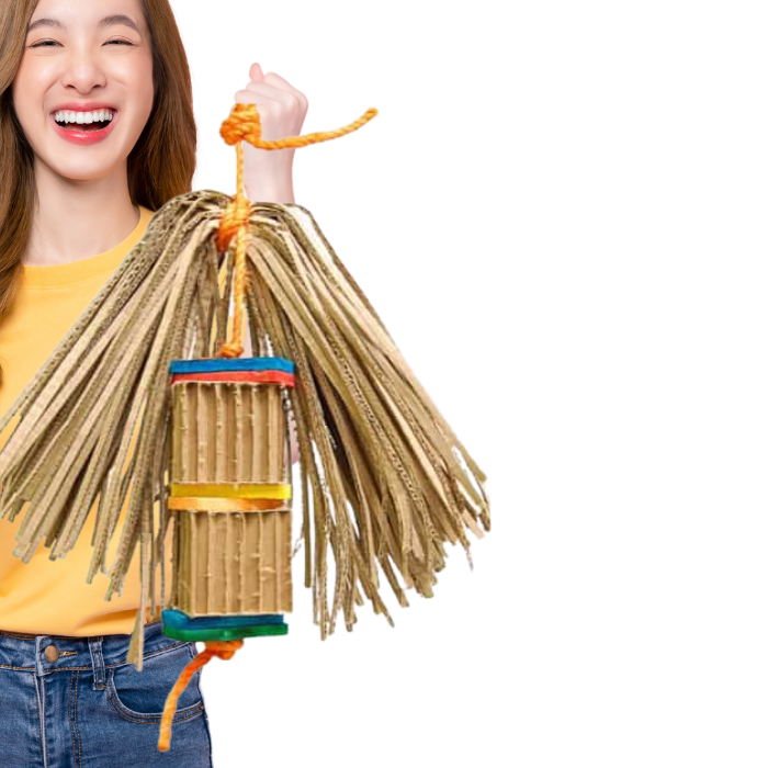 Dancing Tower – grand jouet à détruire pour perroquets moyens et grands, 48 × 25 cm ParrotPlanet.fr