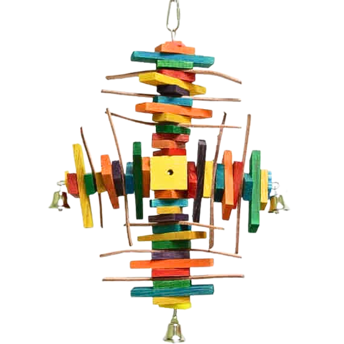 Happy Tower- zabawka dla średnich i dużych papug od ParrotPlanet.pl