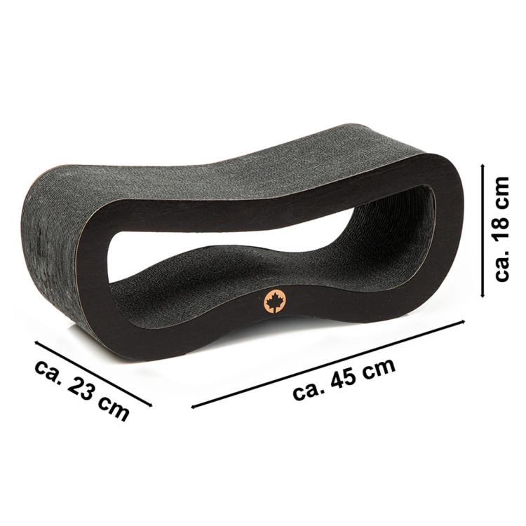 Zestaw Orbit Satellite 2.0. SMALL | Drapaki dla KOTA | Canadian Cat | Black Edition | Czarny  od ParrotPlanet.pl