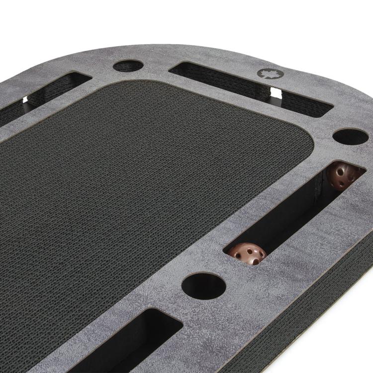 PlayPlate | Plac zabaw dla kota z drapakiem| Canadian Cat | BLACK EDITION | Wygląd Betonu od ParrotPlanet.pl