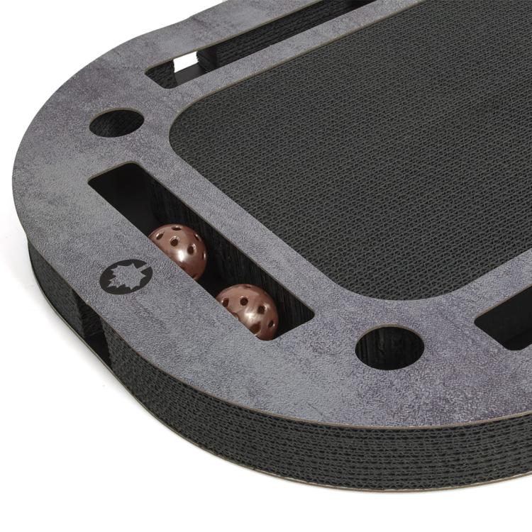 PlayPlate | Plac zabaw dla kota z drapakiem| Canadian Cat | BLACK EDITION | Wygląd Betonu od ParrotPlanet.pl