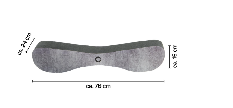 Satellite 2.0 | Drapak dla KOTA | Canadian Cat | BLACK EDITON | WYGLĄD BETONU od ParrotPlanet.pl