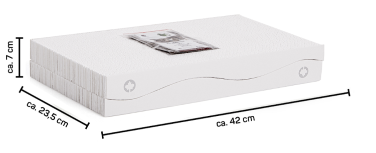 Scratch 2 w 1 | Drapak dla KOTA Canadian Cat | WHITE EDITION | BIAŁY od ParrotPlanet.pl
