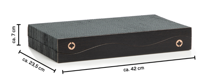 Scratch 2 w 1 | Drapak dla KOTA Canadian Cat | BLACK EDITION | CZARNY od ParrotPlanet.pl